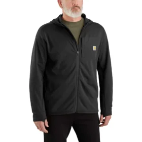 Camisola Force Fleece-Lined Moisture Wicking Zip up Hoodie for Men