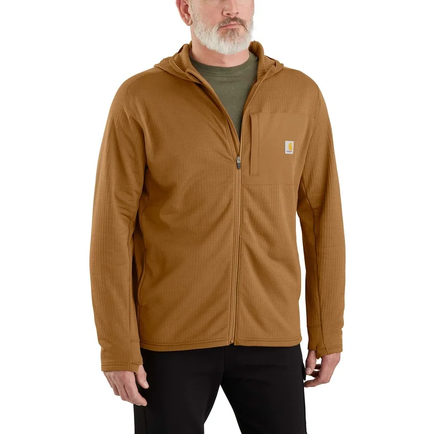 Camisola Force Fleece-Lined Moisture Wicking Zip up Hoodie for Men