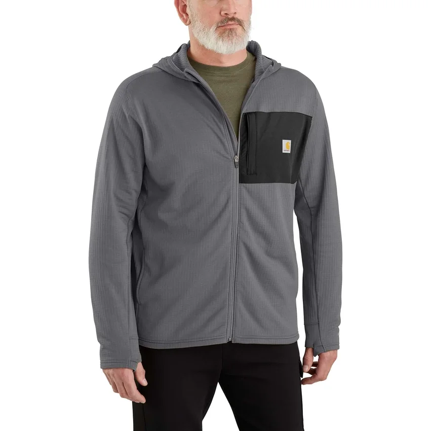 Camisola Force Fleece-Lined Moisture Wicking Zip up Hoodie for Men