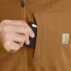 Camisola Force Fleece-Lined Moisture Wicking Zip up Hoodie for Men