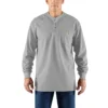 Camisola Henley de manguitos largos e corte largo Fr Force Dearborn para homem