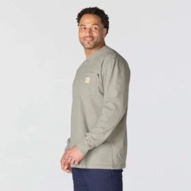 Camisola Henley de manguitos largos e corte largo Fr Force Dearborn para homem