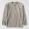 Camisola Henley de manguitos largos e corte largo Fr Force Dearborn para homem