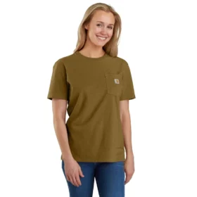 Camisola icónica K87 de corte largo e tecido pesado com bolsos para mulher