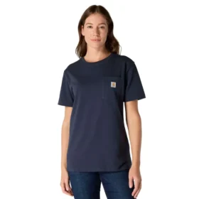 Camisola icónica K87 de corte largo e tecido pesado com bolsos para mulher