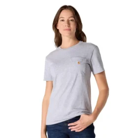Camisola icónica K87 de corte largo e tecido pesado com bolsos para mulher