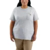 Camisola icónica K87 de corte largo e tecido pesado com bolsos para mulher