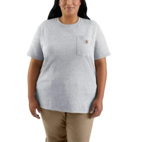 Camisola icónica K87 de corte largo e tecido pesado com bolsos para mulher