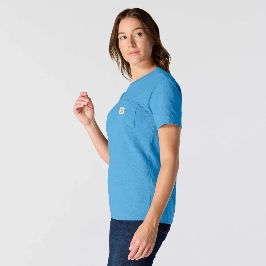 Camisola icónica K87 de corte largo e tecido pesado com bolsos para mulher