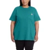 Camisola icónica K87 de corte largo e tecido pesado com bolsos para mulher