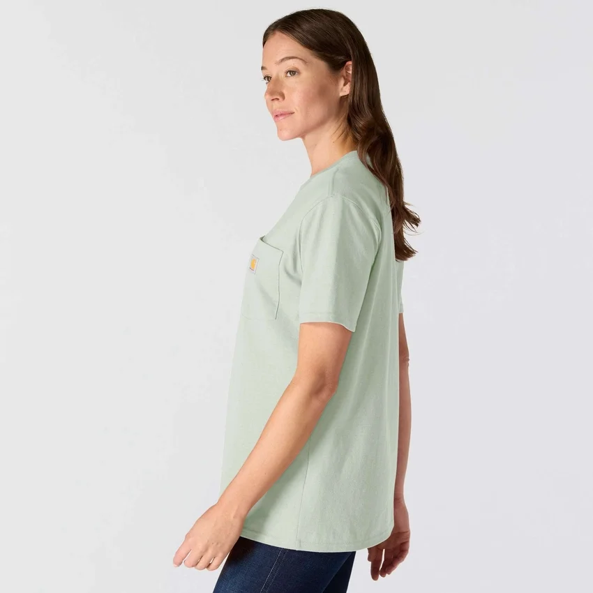 Camisola icónica K87 de corte largo e tecido pesado com bolsos para mulher