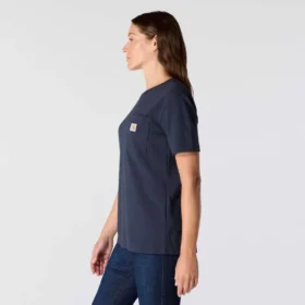 Camisola icónica K87 de corte largo e tecido pesado com bolsos para mulher