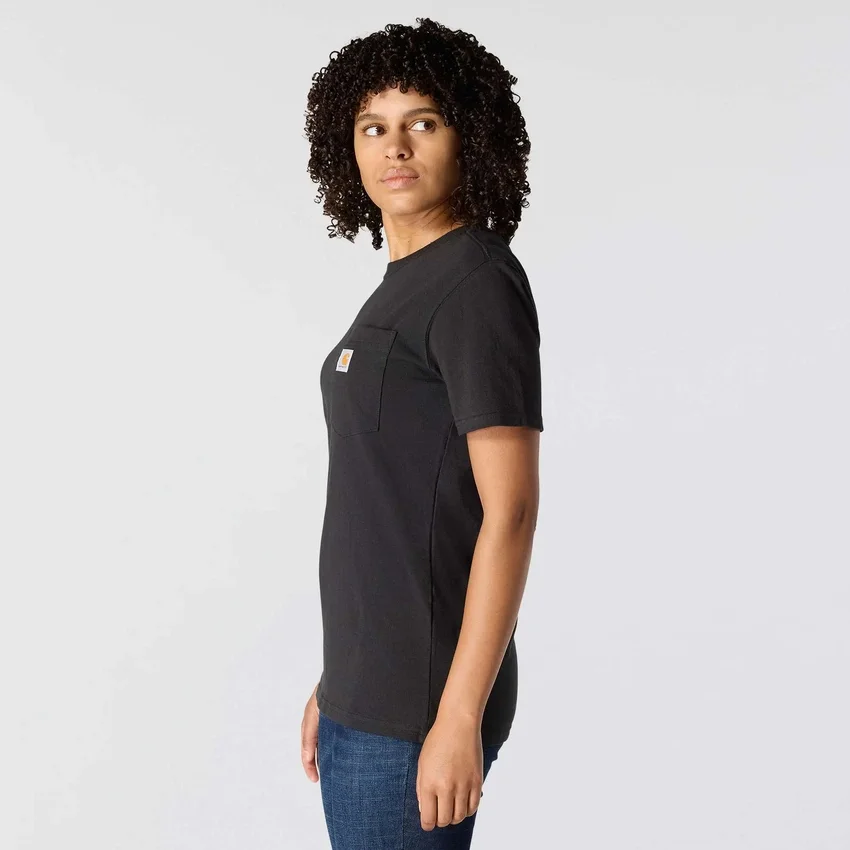 Camisola icónica K87 de corte largo e tecido pesado com bolsos para mulher