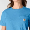 Camisola icónica K87 de corte largo e tecido pesado com bolsos para mulher