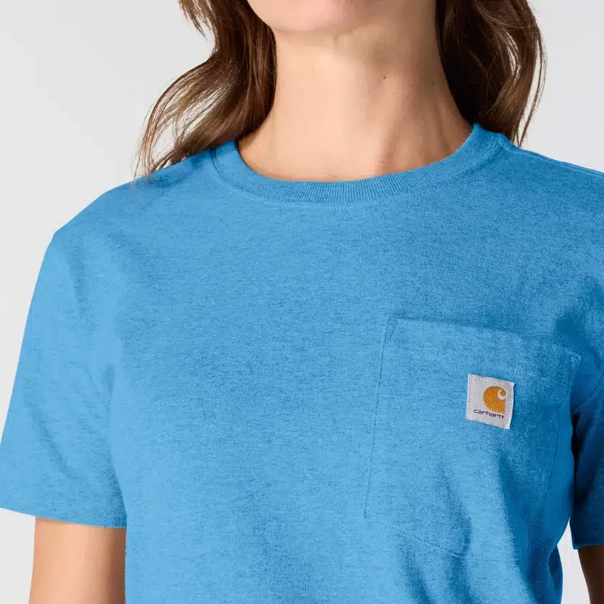 Camisola icónica K87 de corte largo e tecido pesado com bolsos para mulher