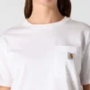 Camisola icónica K87 de corte largo e tecido pesado com bolsos para mulher