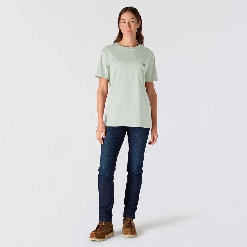 Camisola icónica K87 de corte largo e tecido pesado com bolsos para mulher