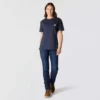 Camisola icónica K87 de corte largo e tecido pesado com bolsos para mulher