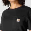 Camisola icónica K87 de corte largo e tecido pesado com bolsos para mulher