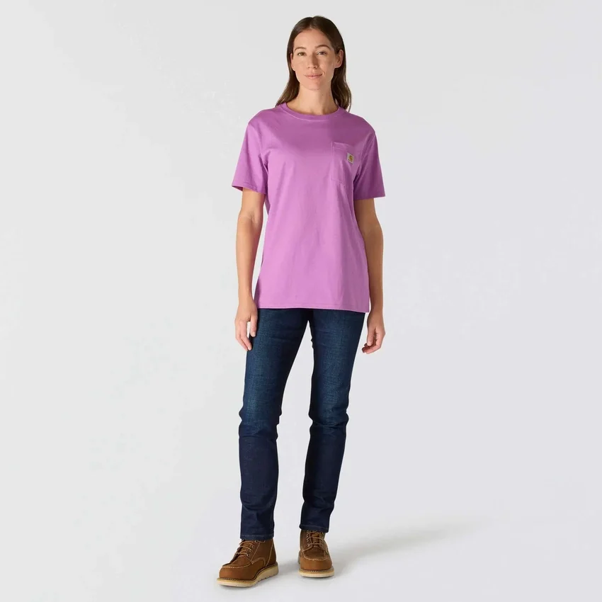 Camisola icónica K87 de corte largo e tecido pesado com bolsos para mulher