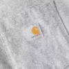 Camisola icónica K87 de corte largo e tecido pesado com bolsos para mulher