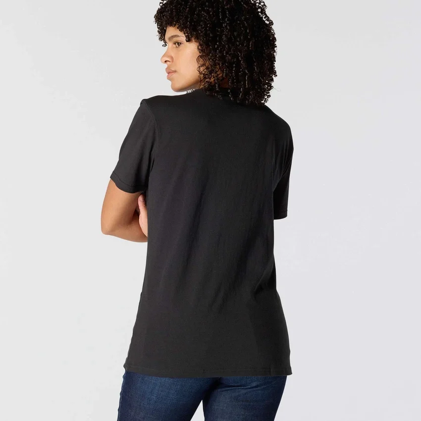 Camisola icónica K87 de corte largo e tecido pesado com bolsos para mulher