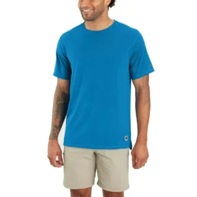 Camisola leve masculina Carhartt Force com absorção de humidade - UPF 50+
