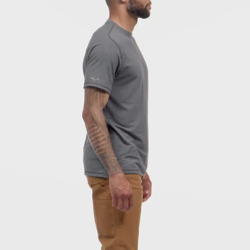 Camisola leve masculina Carhartt Force com absorção de humidade - UPF 50+