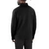 Camisola masculina Force com meio fecho, forrada a velo e com tecnologia de absorção de humidade