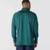 Camisola masculina Force com meio fecho, forrada a velo e com tecnologia de absorção de humidade
