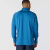 Camisola masculina Force com meio fecho, forrada a velo e com tecnologia de absorção de humidade