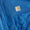 Camisola masculina Force com meio fecho, forrada a velo e com tecnologia de absorção de humidade
