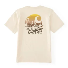 Camisola masculina Irvine de corte descontraído com grafismo campestre
