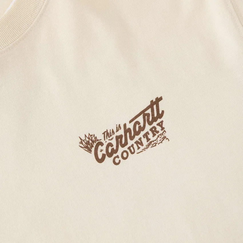 Camisola masculina Irvine de corte descontraído com grafismo campestre