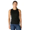 Camisola sem mangas feminina leve e respirável em Tencel com canelado