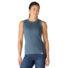 Camisola sem mangas feminina leve e respirável em Tencel com canelado