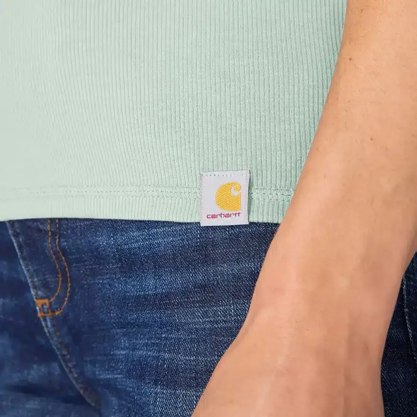 Camisola sem mangas feminina leve e respirável em Tencel com canelado