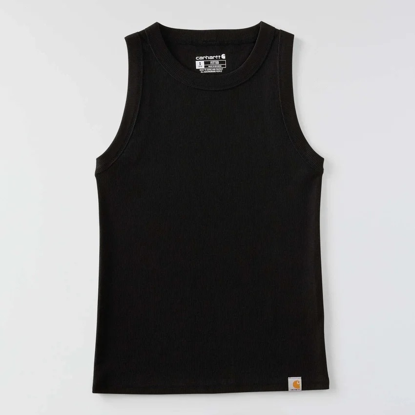 Camisola sem mangas feminina leve e respirável em Tencel com canelado