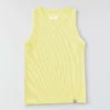 Camisola sem mangas feminina leve e respirável em Tencel com canelado