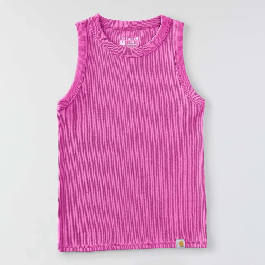 Camisola sem mangas feminina leve e respirável em Tencel com canelado