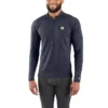 Camisola térmica masculina de camada base com fecho de correr de um quarto - carhartt Force® - Peso médio - Poliéster-lã