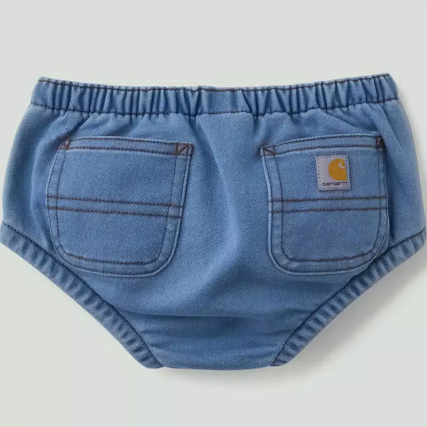 Capa de fralda em ganga Rugged Flex™ com cintura elástica para crianças (bebé)