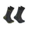 Carhartt Force® Meias de cano médio com biqueira de aço, embalagem de 2 pares