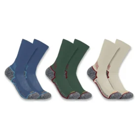 Carhartt Force® Meias de cano médio, embalagem de 3 pares