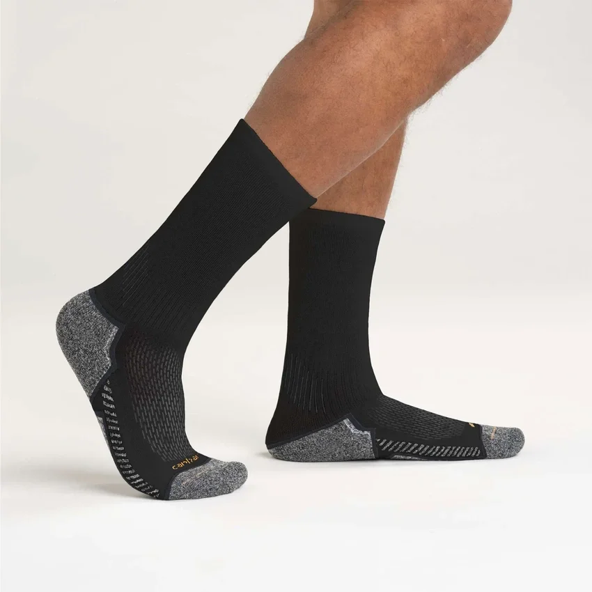 Carhartt Force® Meias de cano médio, embalagem de 3 pares