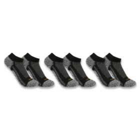 Carhartt Force® Meias de corte baixo e peso médio, embalagem de 3 pares