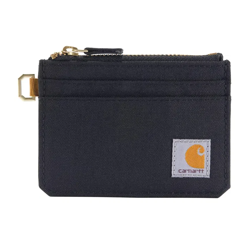 Carteira em nylon Duck com fecho de correr para cartões