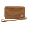 Carteira tipo clutch plana em nylon Duck
