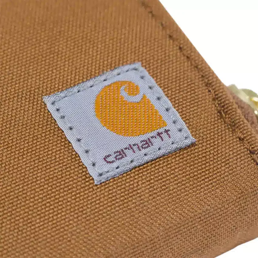 Carteira tipo clutch plana em nylon Duck