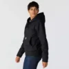 Casaco Active Jac feminino, de tecido de algodão lavado, pesado e com isolamento térmico